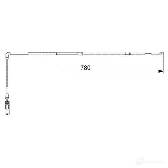 Датчик износа тормозных колодок BOSCH MZSW0 A P380 1987473009 351444