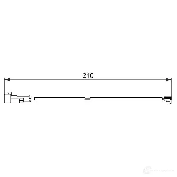 Датчик износа тормозных колодок BOSCH AP 620 BAU0R 1987474520 351949 изображение 0