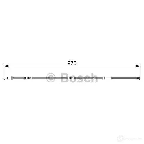 Датчик износа тормозных колодок BOSCH 1987473546 351543 WD3MW AP1 037 - Изображение 1