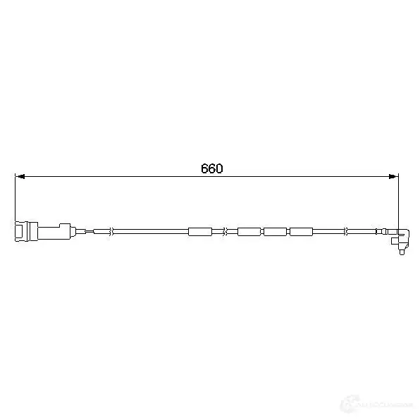Датчик износа тормозных колодок BOSCH 352189 AP1 67 1987474908 GJL1R18