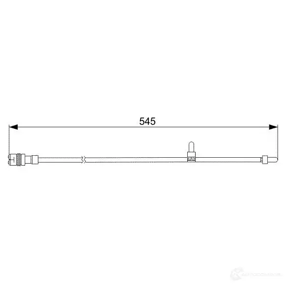 Датчик износа тормозных колодок BOSCH AP33 8 6021104 1987473066 7I2R20 изображение 0