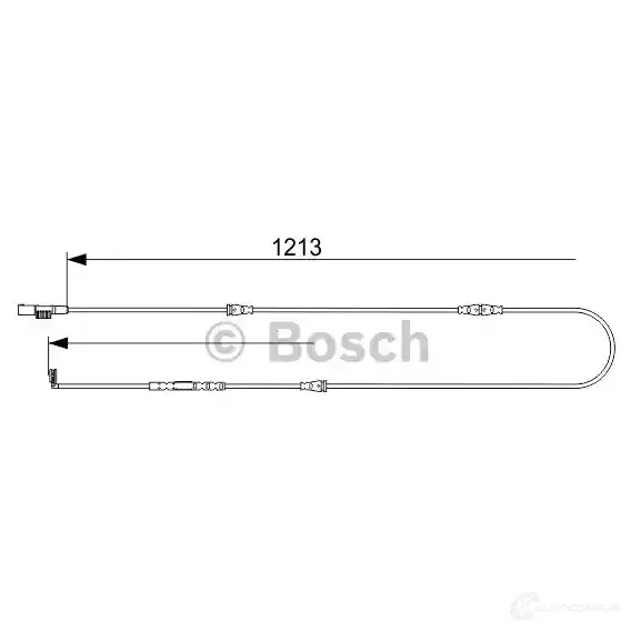Датчик износа тормозных колодок BOSCH AP1 047 1987473580 ISDJ0U 351577 - Изображение 1