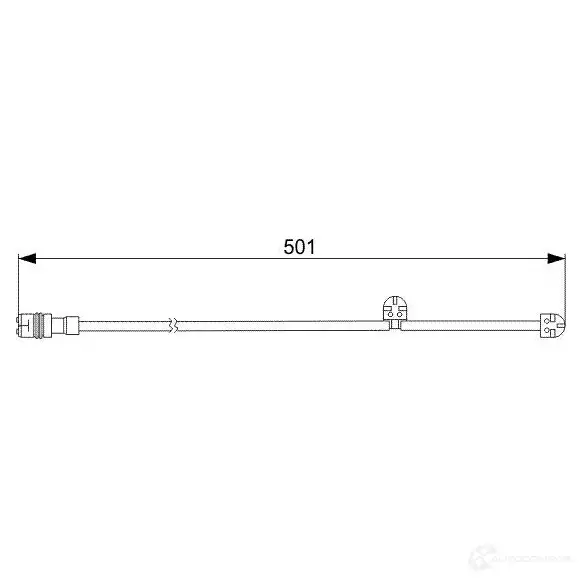 Датчик износа тормозных колодок BOSCH M8E599Z 1987473061 AP8 27 6021094 изображение 0