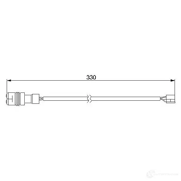 Датчик износа тормозных колодок BOSCH 9 96 1987474996 AP244 352266