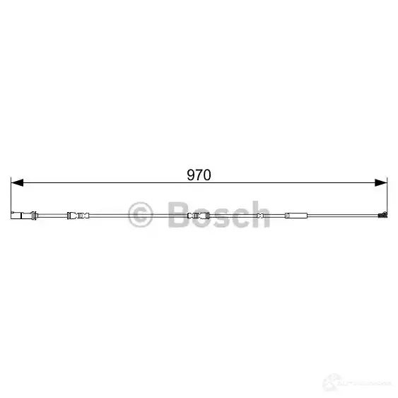 Датчик износа тормозных колодок BOSCH 351567 S03DA AP103 7 1987473570 - Изображение 1