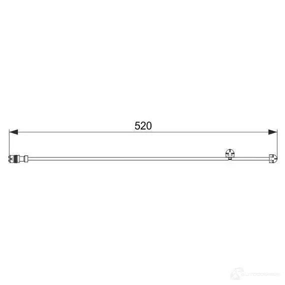Датчик износа тормозных колодок BOSCH AP8 61 PKF6N 351980 1987474571