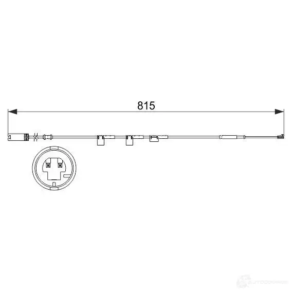 Датчик износа тормозных колодок BOSCH 1987473524 HDAZD AP 852 351522