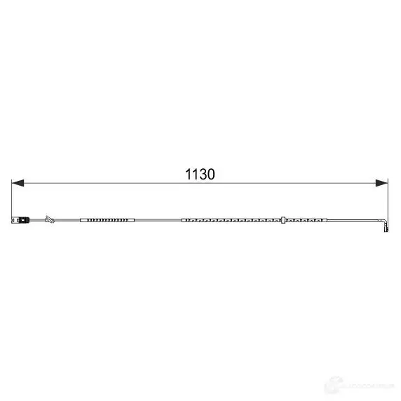Датчик износа тормозных колодок BOSCH 1987474595 Q92AM 352004 AP2 47