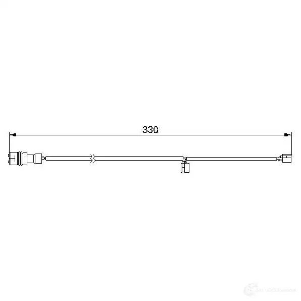 Датчик износа тормозных колодок BOSCH 1987474983 9 83 AP231 352253