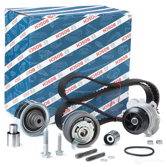 Комплект ремня грм с водяным насосом BOSCH WASSERPUMPEN-SET 357692 8 872 1987948872 изображение 1