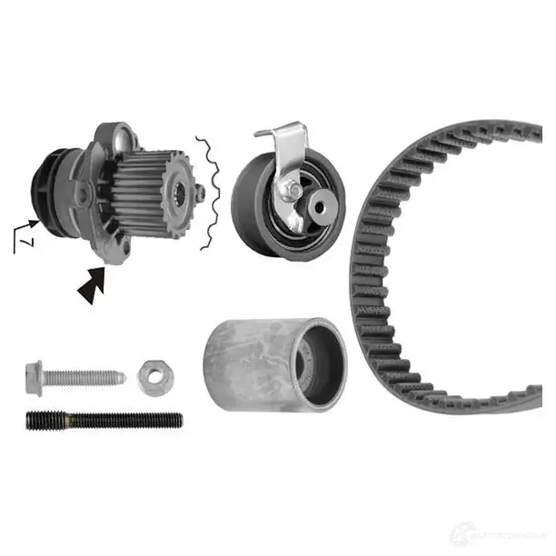 Комплект ремня грм с водяным насосом BOSCH 8 868 1987948868 357688 WASSERPUMPEN-SET