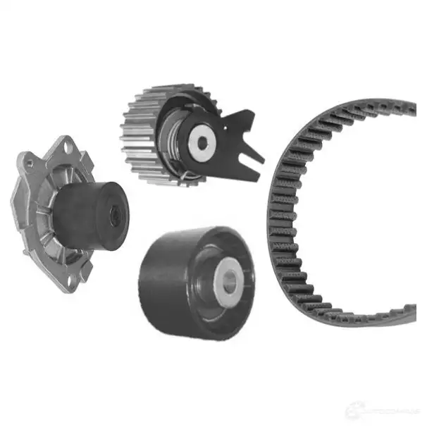 Комплект ремня грм с водяным насосом BOSCH 1423170851 2S0LA 1987948887 WAS SERPUMPEN-SET
