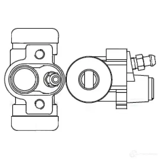 Рабочий тормозной цилиндр BOSCH f026002384 369514 WC238 4 ANDXL изображение 5