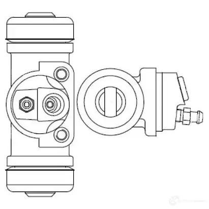 Рабочий тормозной цилиндр BOSCH f026002392 WC23 92 LOXA3T 369522 - Изображение 1