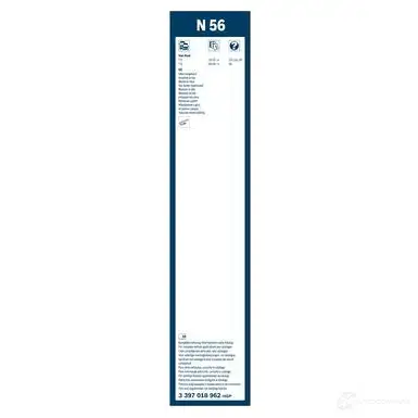 Щетка стеклоочистителя BOSCH 3397018962 N 56 360993 7U2RL08 - Изображение 1