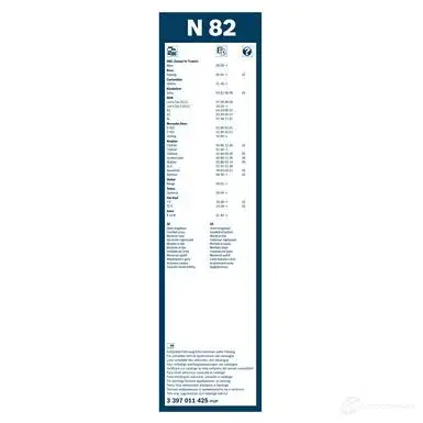 Щетка стеклоочистителя BOSCH N 82 360797 3M2SR 3397011425 - Изображение 1