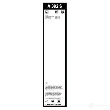 Щетка стеклоочистителя BOSCH A 392 S 5ZAHF 360576 3397007392 изображение 7