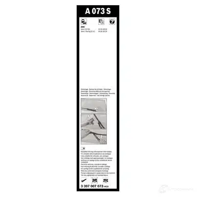 Щетка стеклоочистителя BOSCH RAAJ111 A 073 S 360529 3397007073 изображение 9