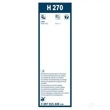 Щетка стеклоочистителя BOSCH 3397015449 1437243049 JBF8 P