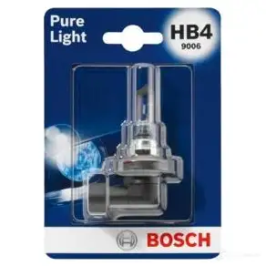 Лампа HB4 PURE LIGHT 51 Вт 12 В 3200K BOSCH 1987301063 350045 HB4 12V 51W HB4 PURE LIGHT изображение 2