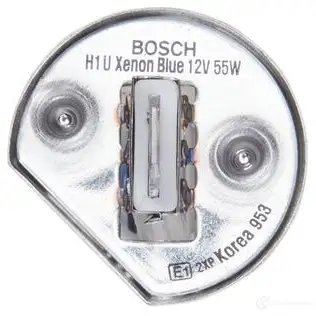 Лампа H1 P14.5S 55 Вт 12 В BOSCH E1 22J 12V 55W H1 Xenon Blue 1987301011 349992 изображение 4