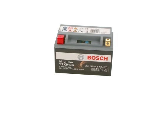 Аккумулятор 3 ач прямая 180 а 12 в 150x87x105 BOSCH LTX9-BS LTX9-BS LION 0986122608 333571 - Изображение 1