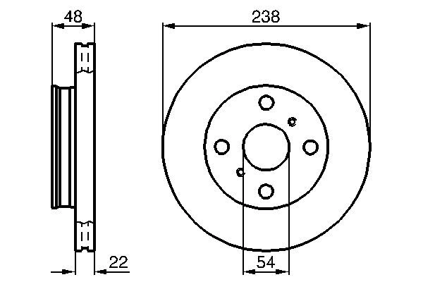 Тормозной диск BOSCH 0 986 478 857 7JHIY 7 1440044636