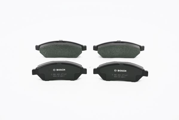 Тормозные колодки, дисковые, комплект Bosch FB5 TU4 7D1XB 0 986 AB3 477 343716 - Изображение 1