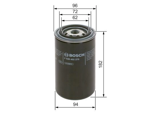 Топливный фильтр BOSCH 8XBZP5 W F 026 402 275 1440044911 изображение 4