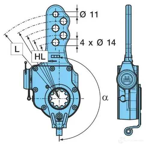 Регулятор тормозов BPW 0517482313 40397017 JD U500R изображение 0