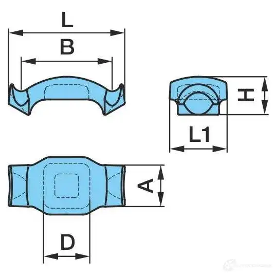 Кронштейн пружины BPW 5K T2M 1425491238 0303221630