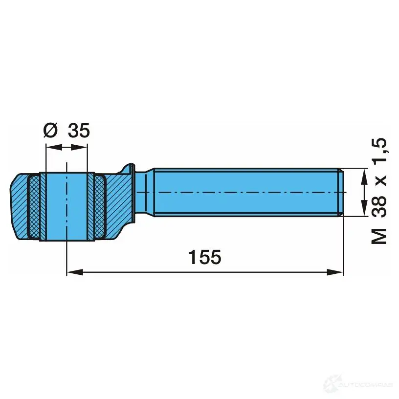 Рулевой наконечник BPW 24604582 R8R1 HF 0535368260