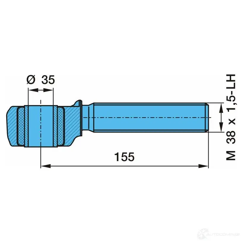 Рулевой наконечник BPW 80CF RX4 24604586 0535368270