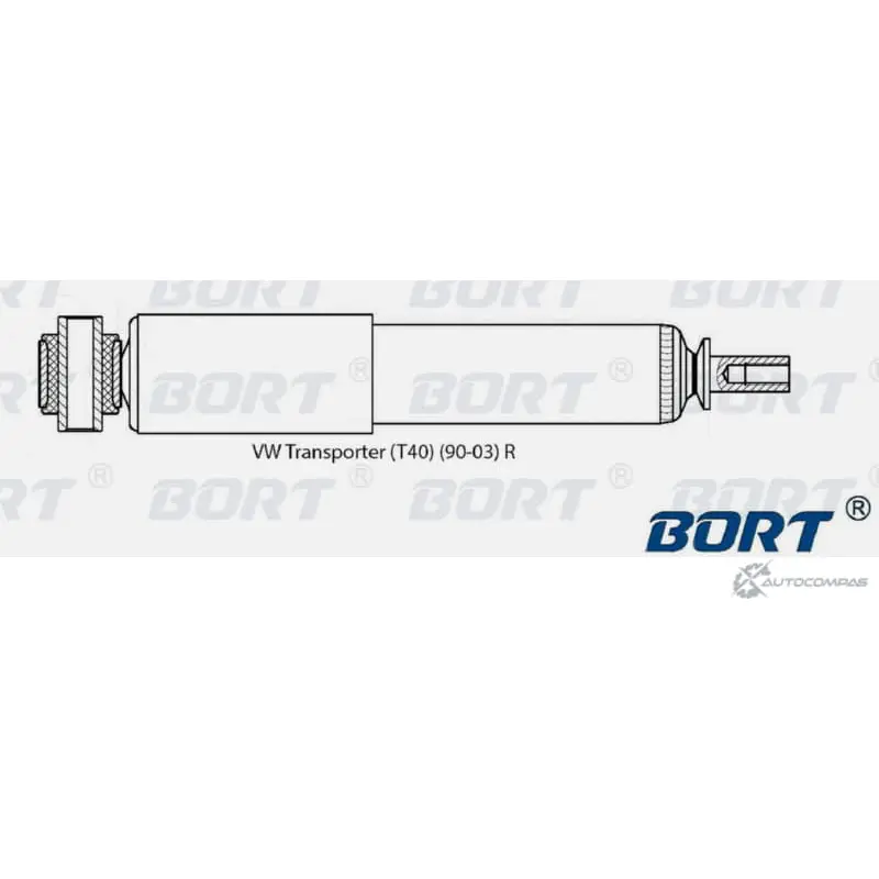 Амортизатор газомасляный задний BORT G11545002 PKE65N 1422495377 D 5JPBS