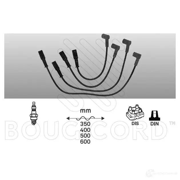 Высоковольтные провода зажигания, комплект BOUGICORD 3285190000000 4158 MF SZR6 1845246 изображение 0