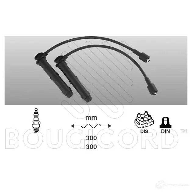 Высоковольтные провода зажигания, комплект BOUGICORD 8110 3285190000000 YW PJN 1845438