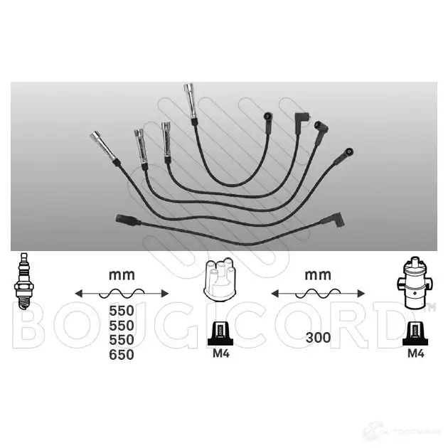 Высоковольтные провода зажигания, комплект BOUGICORD I BL5TR 3285190000000 1845404 7245 изображение 0