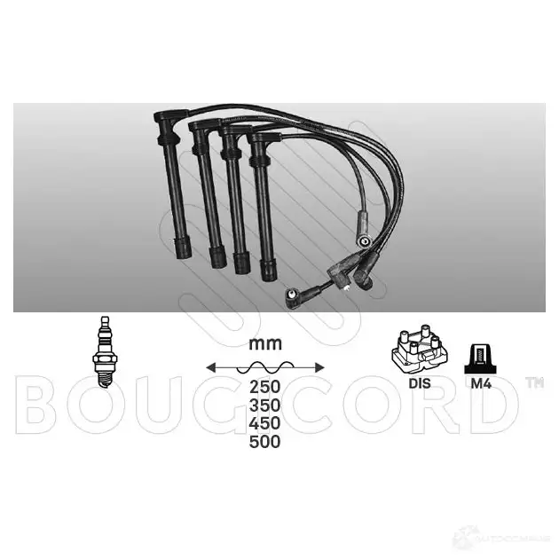 Высоковольтные провода зажигания, комплект BOUGICORD 3ILHM OM 1845253 4168 3285190000000 изображение 0