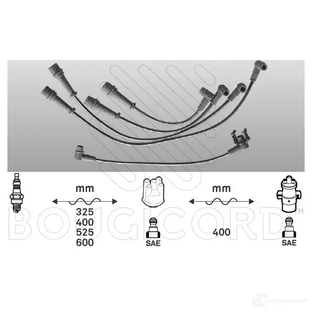 Высоковольтные провода зажигания, комплект BOUGICORD 2471 N32LZH B 3285190000000 1845149 изображение 0