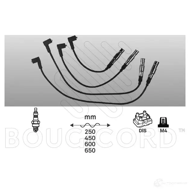 Высоковольтные провода зажигания, комплект BOUGICORD 1845258 M646 83 4173 3285190000000 изображение 0