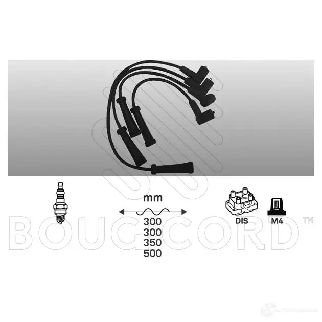 Высоковольтные провода зажигания, комплект BOUGICORD 2459 N KSJN 1845148 3285190000000 изображение 0