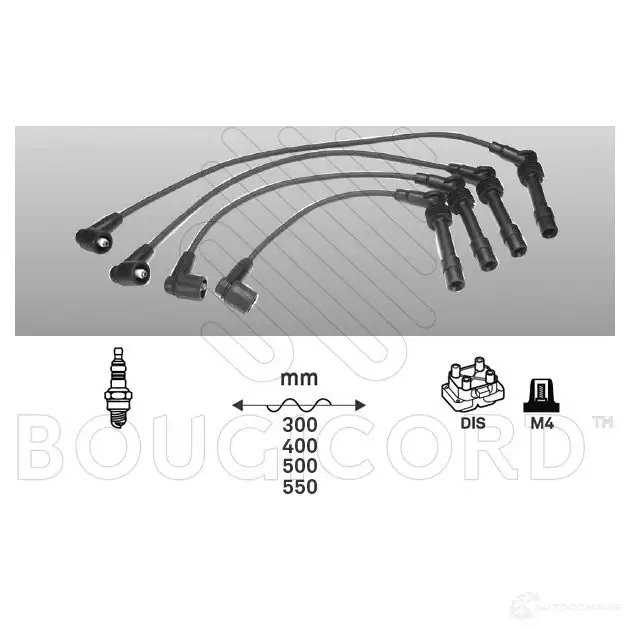 Высоковольтные провода зажигания, комплект BOUGICORD 8121 YI1JG0 S 1845449 3285190000000 изображение 0