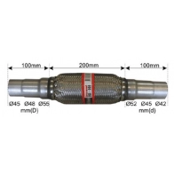 Гофра глушителя BOSAL 265-005 532768 3351642650052 H VGSLQ