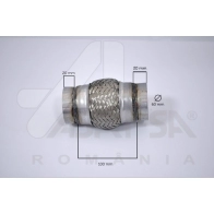 Гофра глушителя ASAM AL9EI V 6422026620675 1420433874 62067