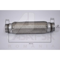 Гофра глушителя ASAM K6I8 12K 67917 1420433876 6422026679178