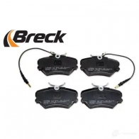 Тормозные колодки, комплект BRECK 2295288 5906295147367 212090050110 1EX DBV - Изображение 4