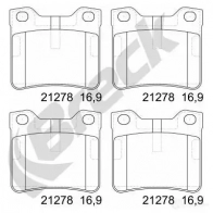 Тормозные колодки, комплект BRECK MRVZ RH 212781070100 2295291 5906295146988 - Изображение 2
