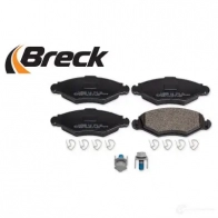 Тормозные колодки, комплект BRECK 2295454 W OOH4 5906295146131 235970070210 - Изображение 4