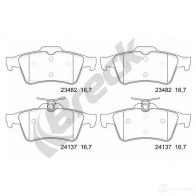 Тормозные колодки, комплект BRECK 241370070200 5906295146995 2295525 48A B8CM - Изображение 2