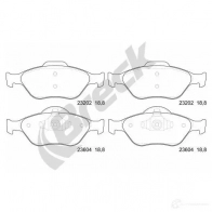 Тормозные колодки, комплект BRECK 5906295147565 2295398 232020070200 BU XEC6C - Изображение 2